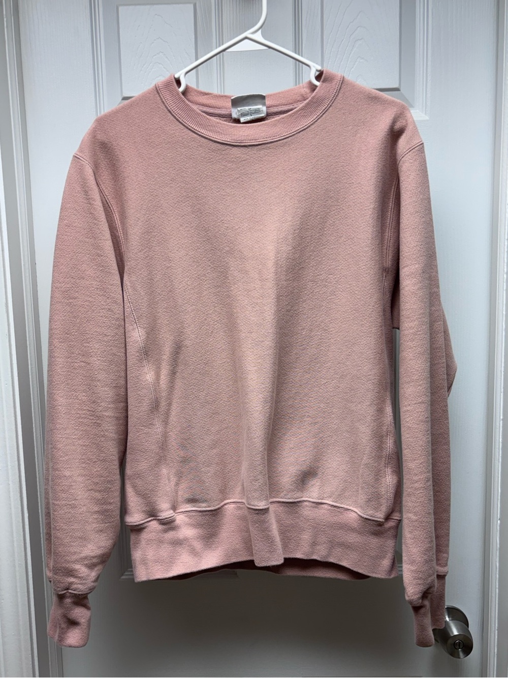 Champion Reverse Weave Men’s Crewneck Sweatshirt – Small – Dusty Pink